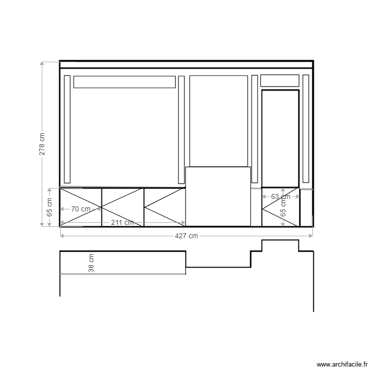 moulures alistair ouvert. Plan de moulures alistair ouvert. Plan de