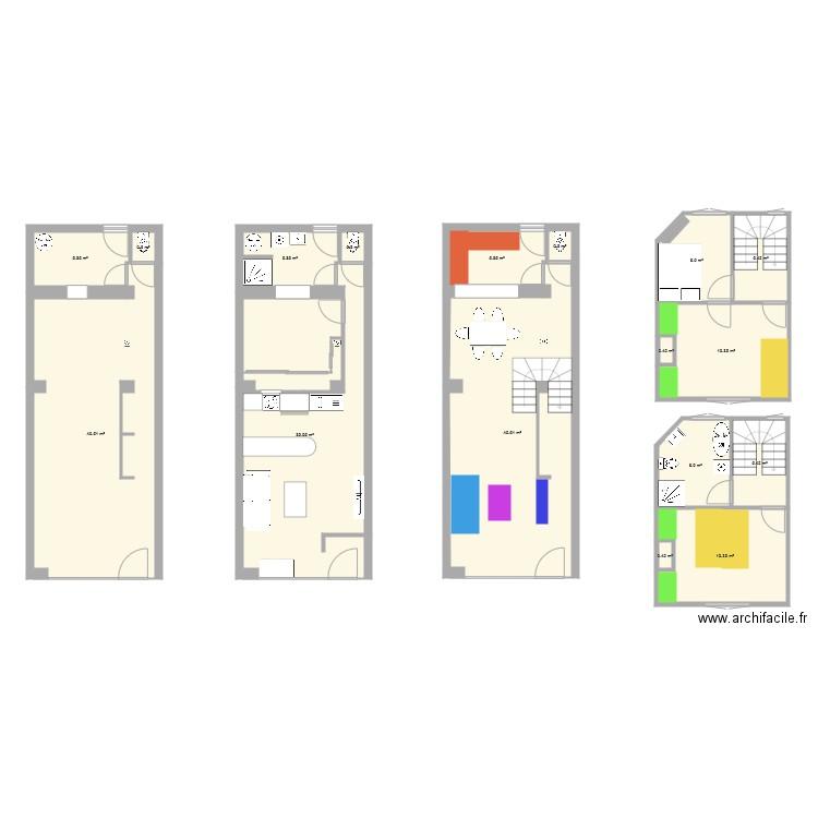 maison quarouble. Plan de 0 pièce et 0 m2