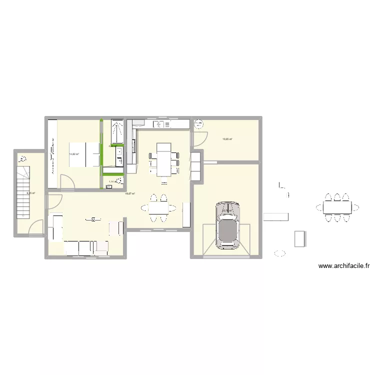 lklmlk&ugrave;l&micro;&ugrave;m. Plan de 7  et 114 m²