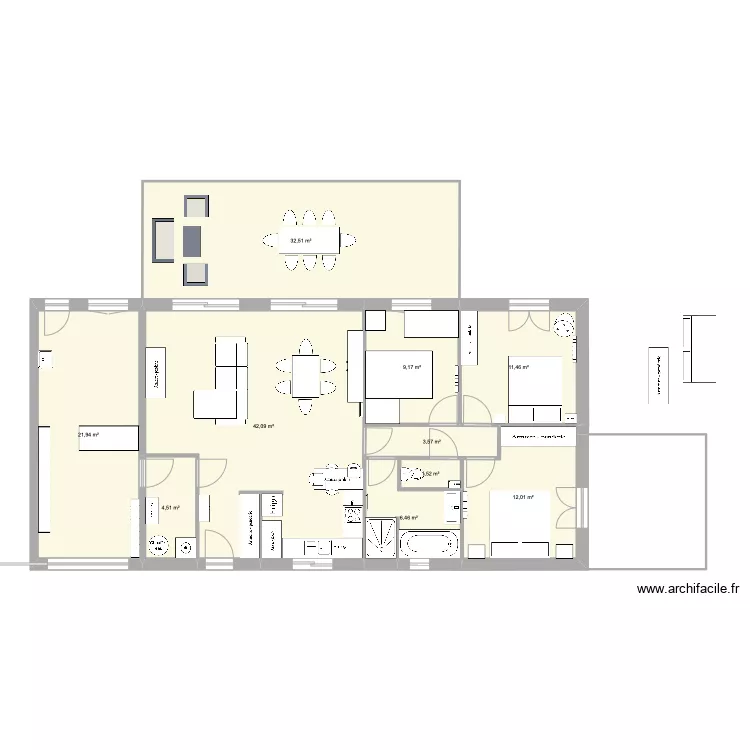 MAISON ESCAMPS ex. Plan de 