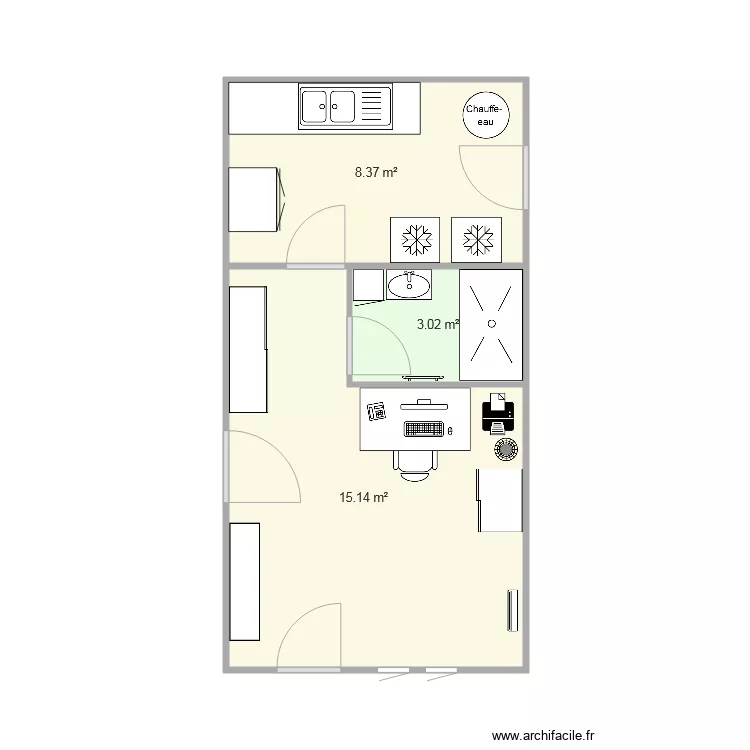 salle d eau sous sol. Plan de 