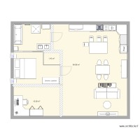 Projet maison 80 m2 1 chambre