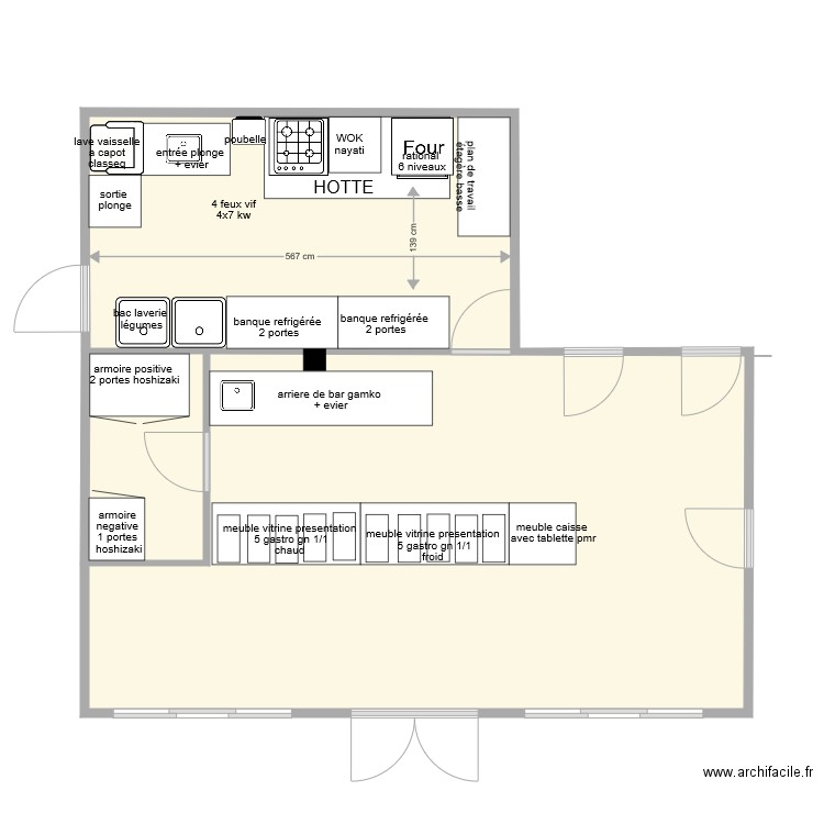 traiteur place depan elec. Plan de 0 pièce et 0 m2