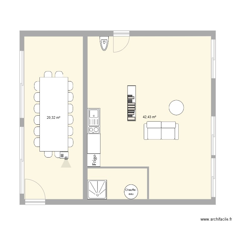 bureau V3. Plan de 0 pièce et 0 m2