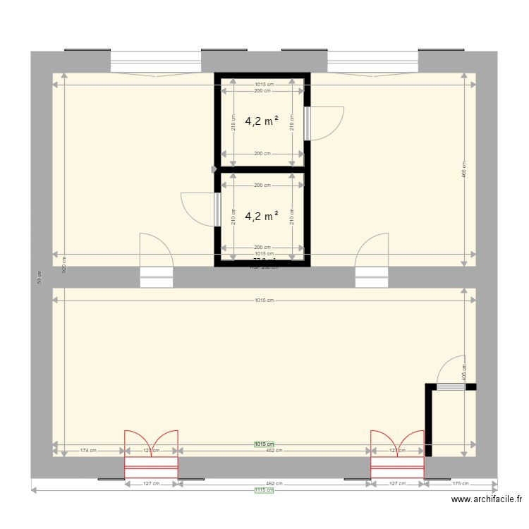 épicerie RDC. Plan de 0 pièce et 0 m2