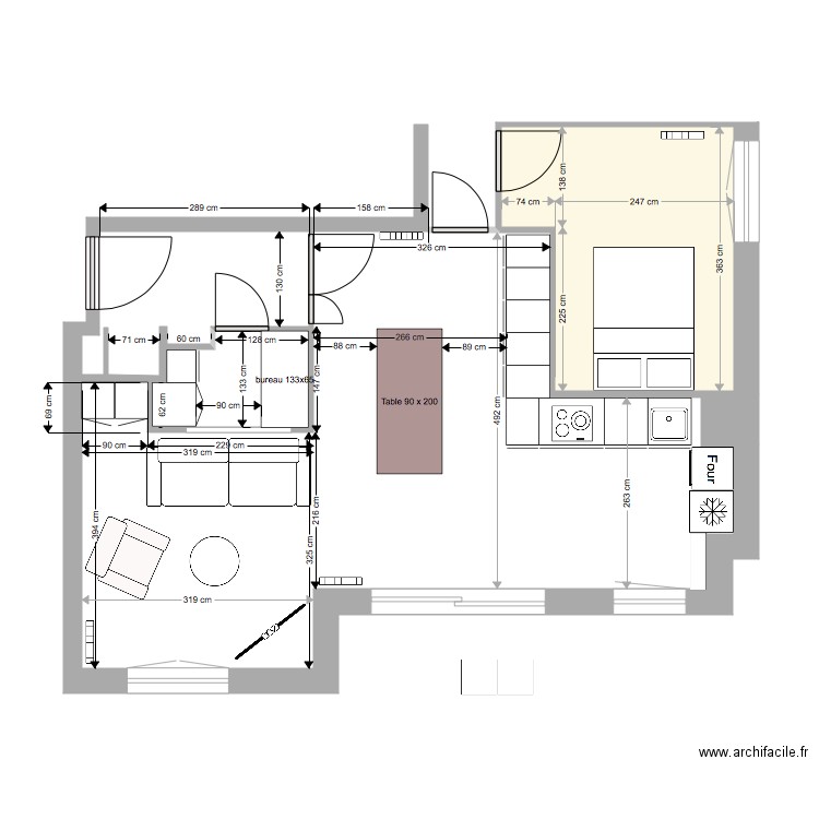 bureau v5. Plan de 0 pièce et 0 m2