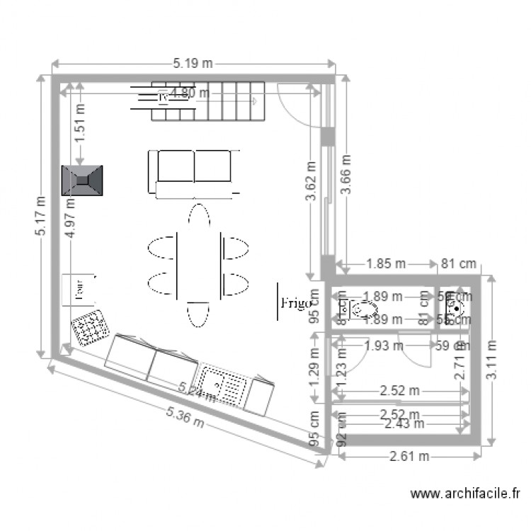 cuisine dunant 1. Plan de 0 pièce et 0 m2