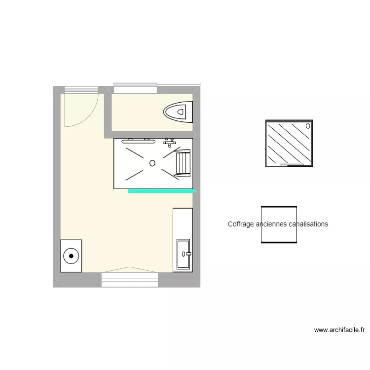 JEANMAIRE MICHEL projet. Plan de 