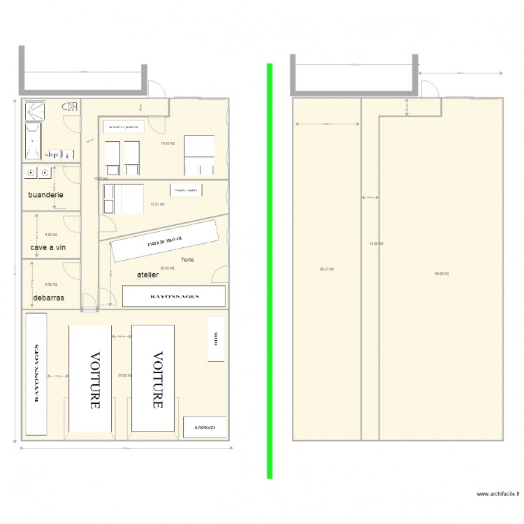 colroy extension. Plan de 0 pièce et 0 m2