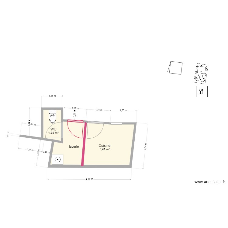 modification cuisine 34. Plan de 0 pièce et 0 m2