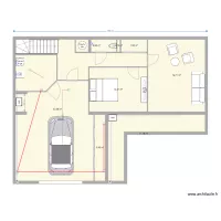 Plan &eacute;lectricit&eacute; garage