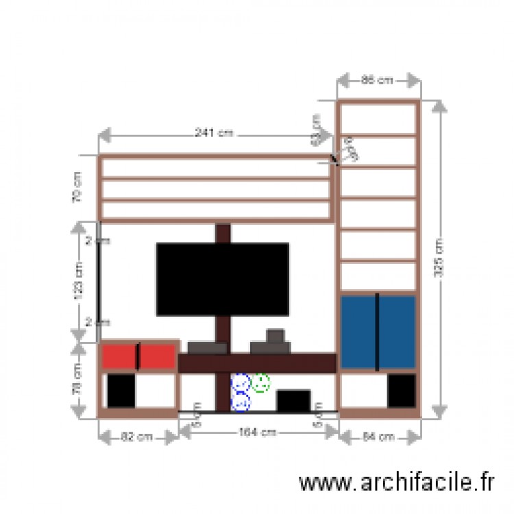 genre molteni. Plan de 0 pièce et 0 m2