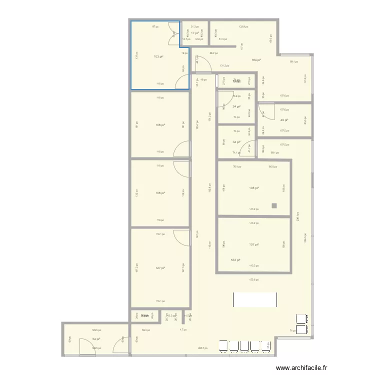 147 StJB modifié. Plan de 147 StJB modifié. Plan de