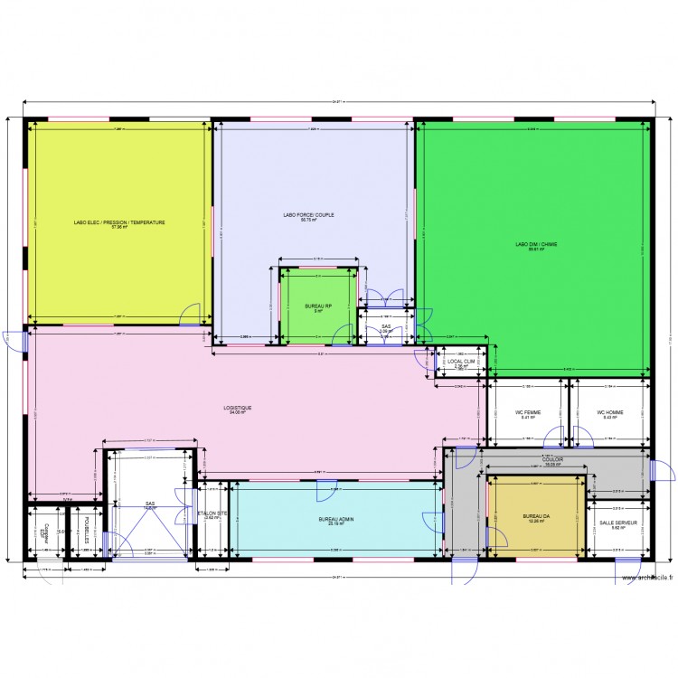 PLAN BATIMENT V3. Plan de 0 pièce et 0 m2