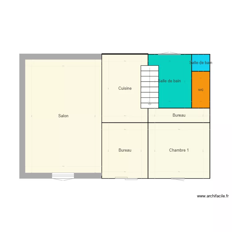 rdc. Plan de rdc. Plan de