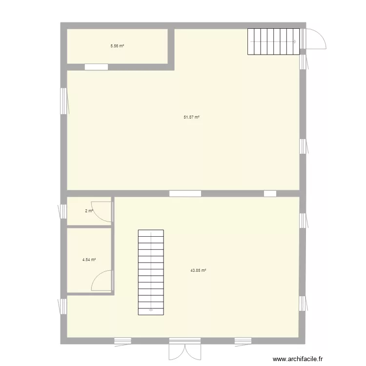 maison. Plan de 