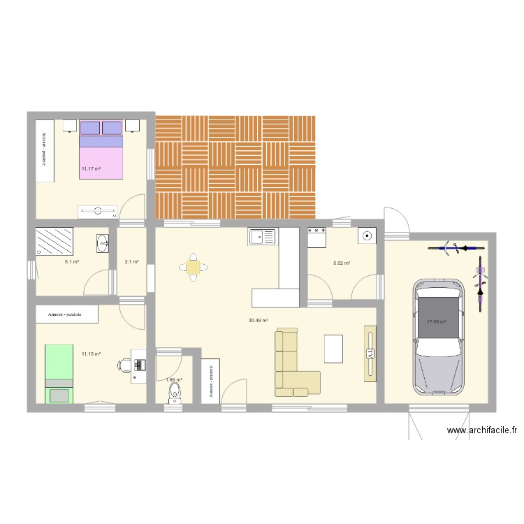 MAISON . Plan de 0 pièce et 0 m2