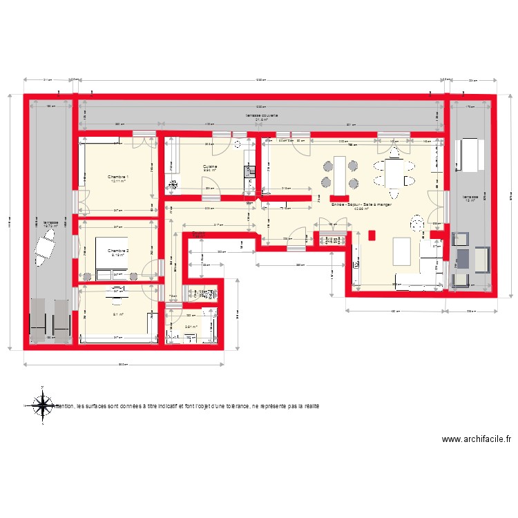 BI1958 côté. Plan de 0 pièce et 0 m2