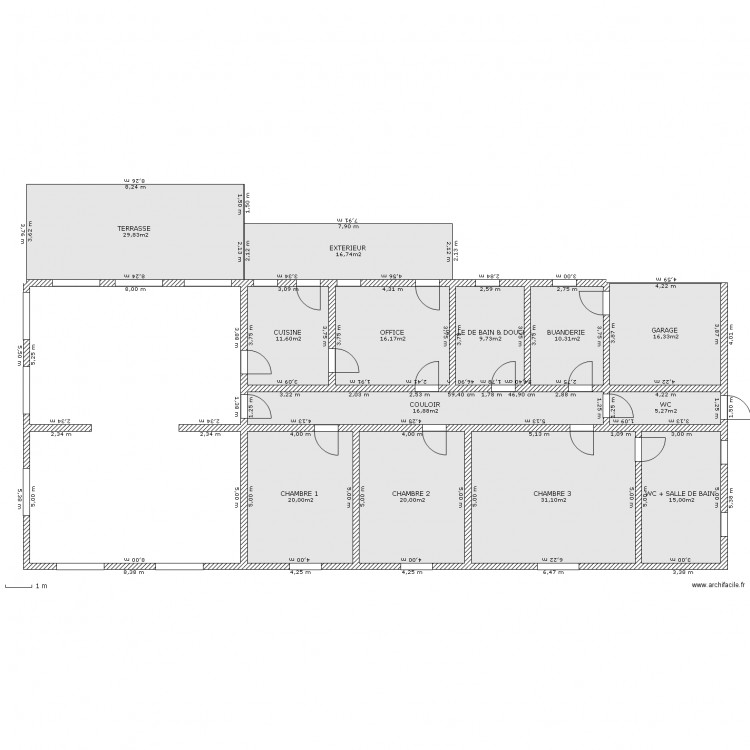PLAN 4  UN TOIT PAR TOI PROJET  RDC. Plan de 0 pièce et 0 m2