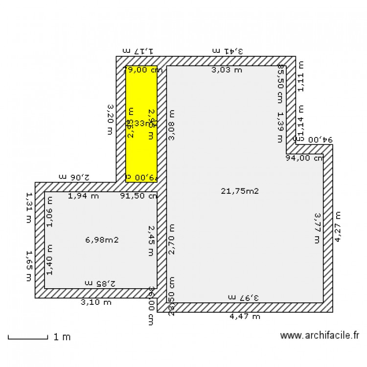 actualiser. Plan de 0 pièce et 0 m2