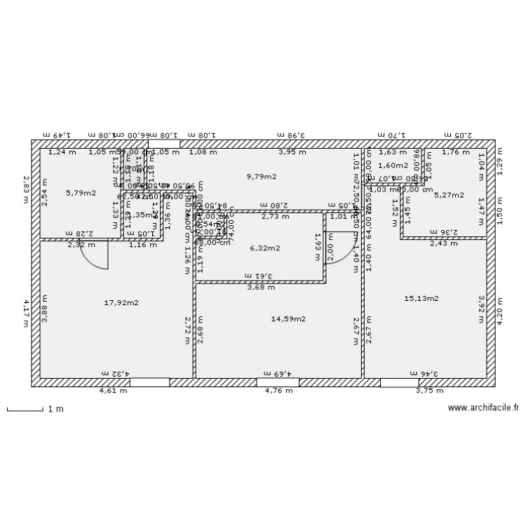 dernier plan etage. Plan de 0 pièce et 0 m2