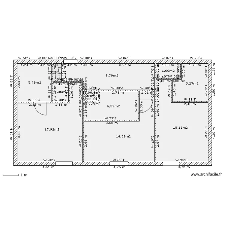 dernier plan etage. Plan de 