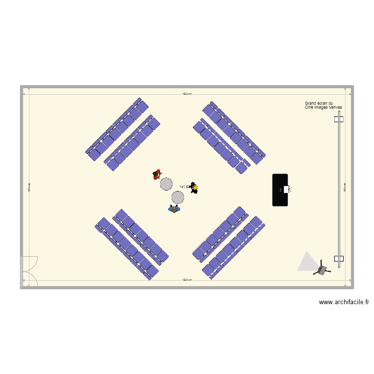 BAROLET réunion publique. Plan de 1 pièce et 142 m2