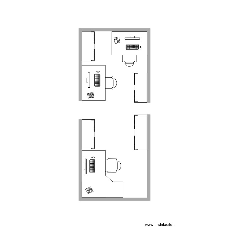 Bureau test 4 BIS 3. Plan de 0 pièce et 0 m2