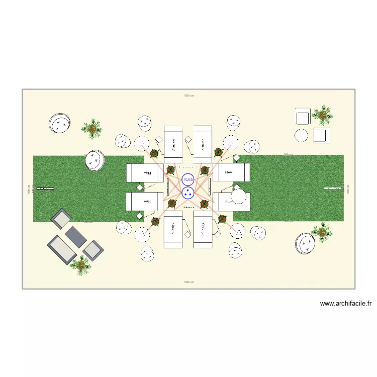 brainLight_Salon. Plan de 