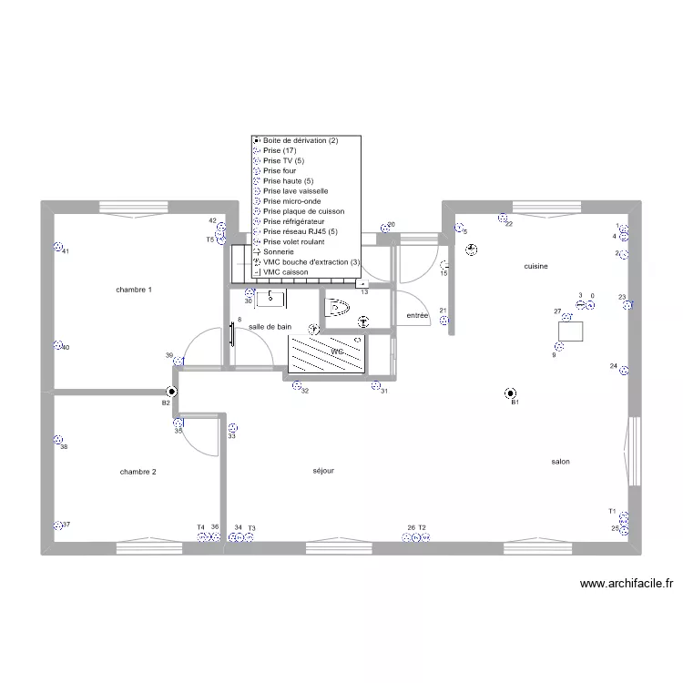 renov 1er Etage0 pc. Plan de 