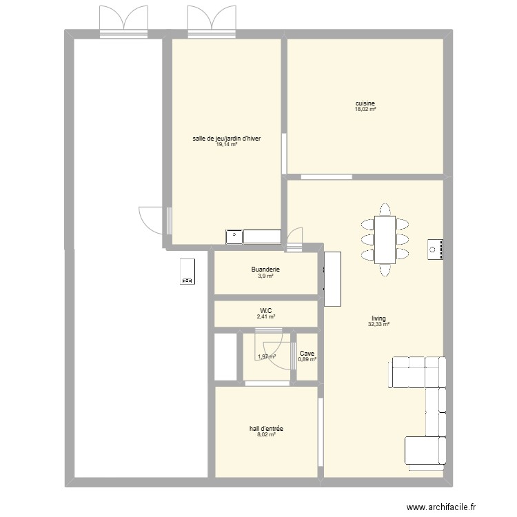 rez moulin. Plan de 0 pièce et 0 m2