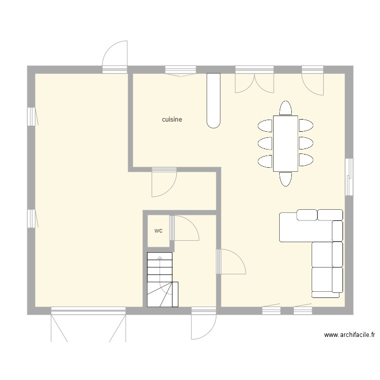 Manet Magali. Plan de 0 pièce et 0 m2