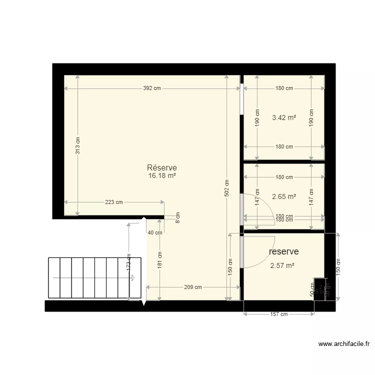 Carel Neuilly sous sol. Plan de 