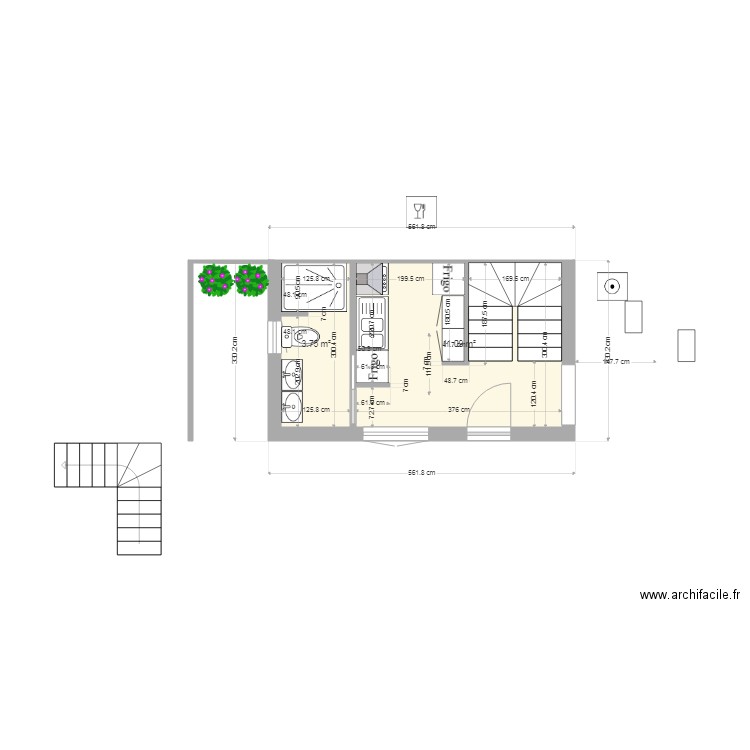 extension garage lot 5 V3. Plan de 0 pièce et 0 m2
