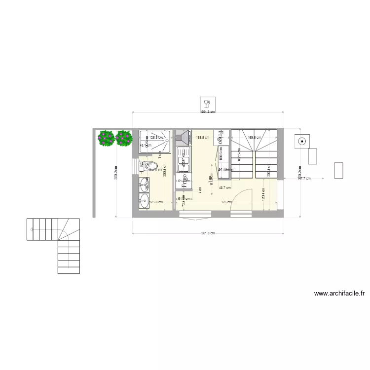 extension garage lot 5 V3. Plan de 