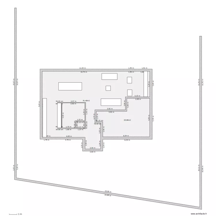 espace RDC1. Plan de 