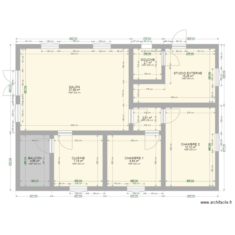 Mon plan 2. Plan de 0 pièce et 0 m2