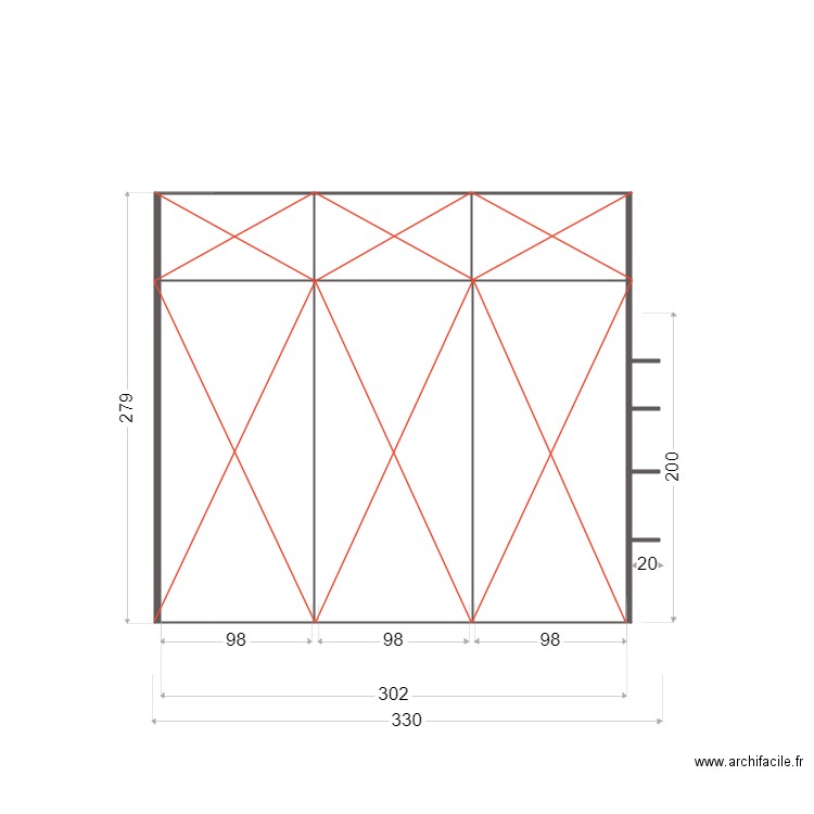 placard parents ext  faraday. Plan de 0 pièce et 0 m2