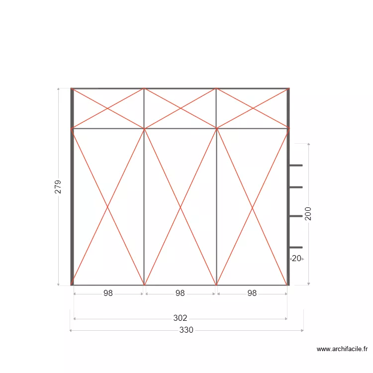 placard parents ext  faraday. Plan de 