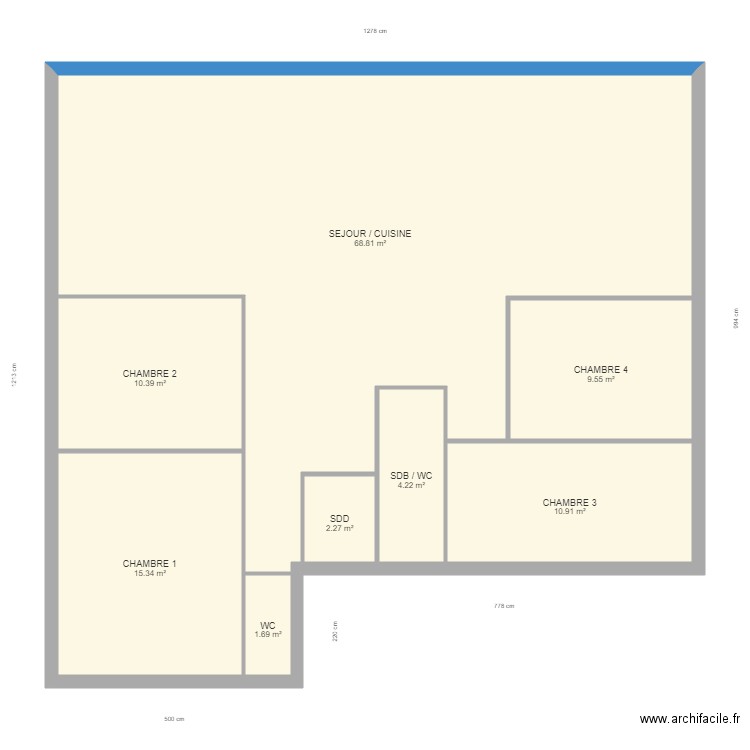 MONT BLANC. Plan de 0 pièce et 0 m2