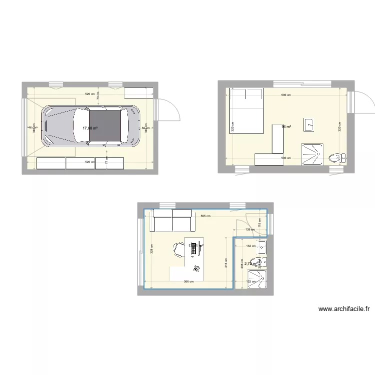 Garage 3. Plan de 