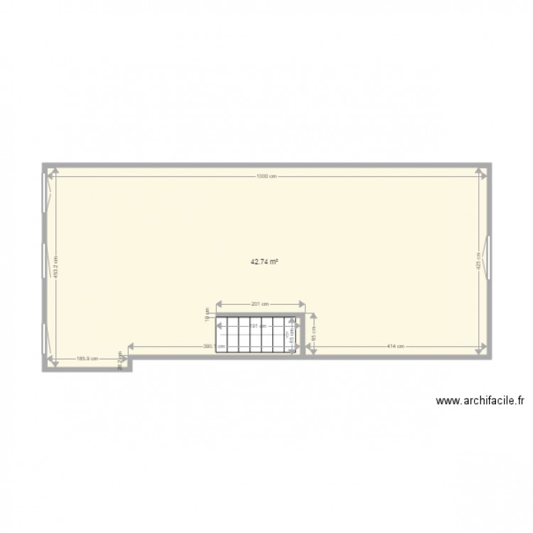 etage cabinet inf. Plan de 0 pièce et 0 m2
