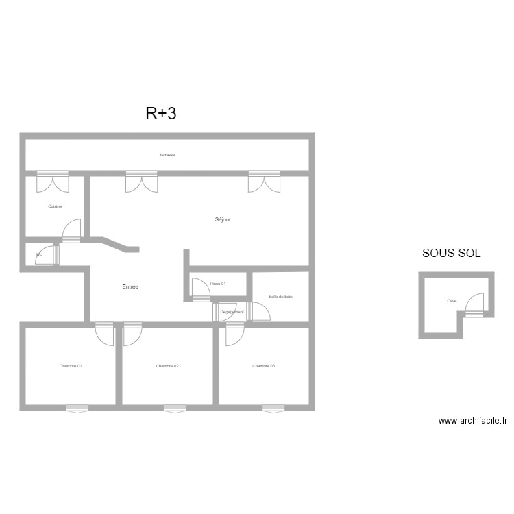 350600990. Plan de 11 pièces et 132 m2