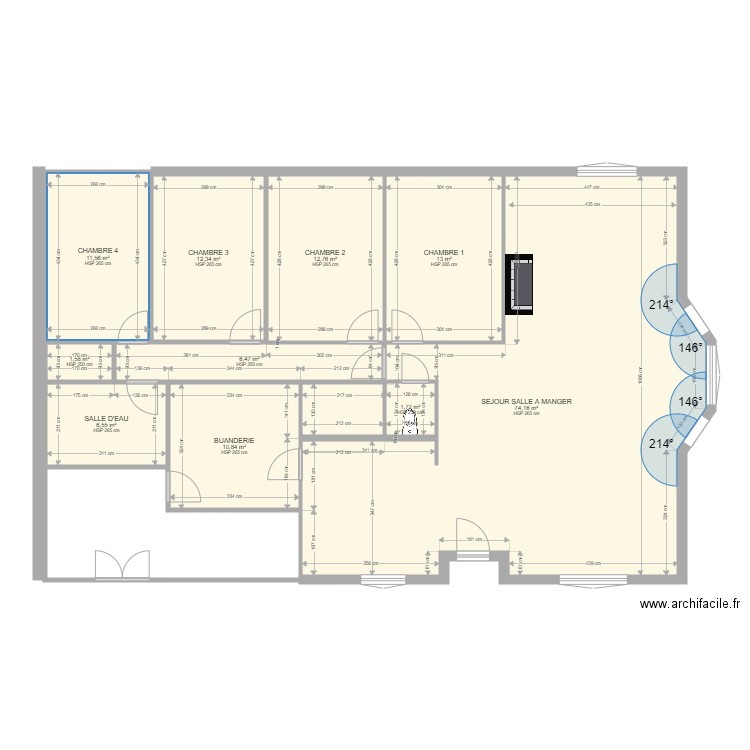 VANESSA. Plan de 0 pièce et 0 m2