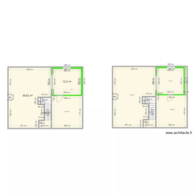 POIRET  Etrechy. Plan de 