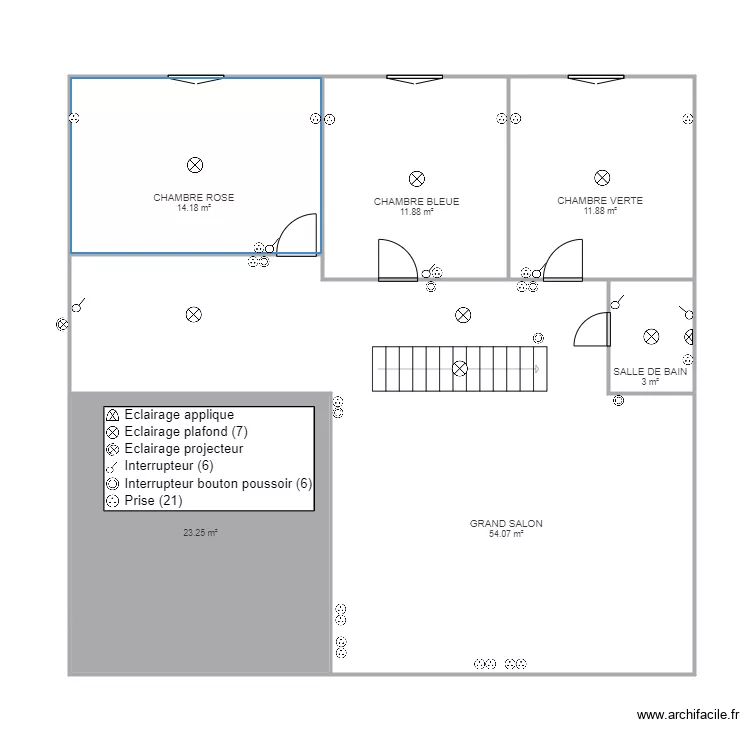 Etage. Plan de 