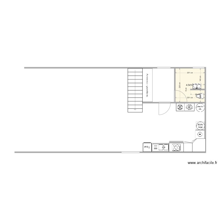 salle de bains RDV plassac 2020. Plan de 0 pièce et 0 m2