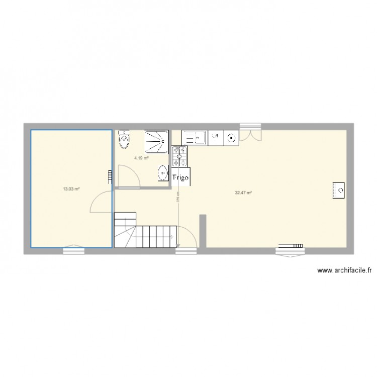 RDC maison callac. Plan de 0 pièce et 0 m2