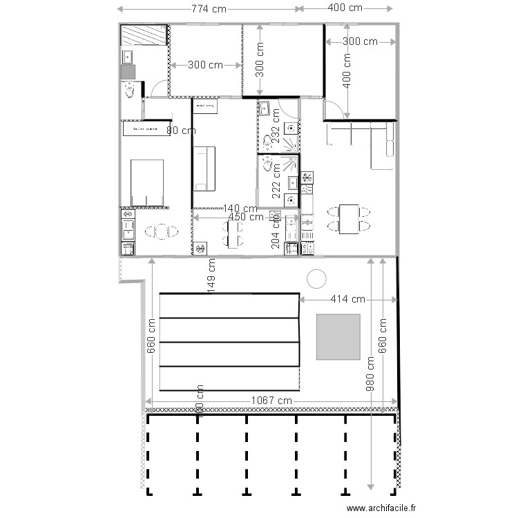 plan 3 mares5. Plan de 8 pièces et 138 m2