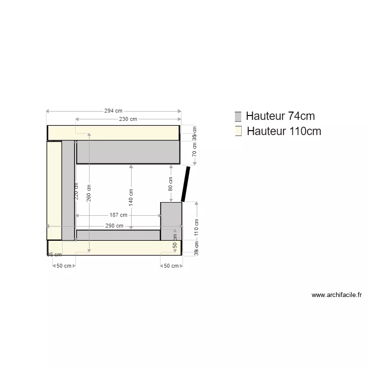 plan caisse. Plan de 